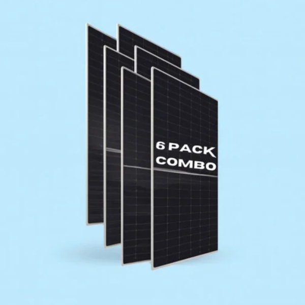 HAITAI 545W Mono-Crystalline TIER 1 Solar Panel (HTM545MH5-72) - 6-Pack Combo