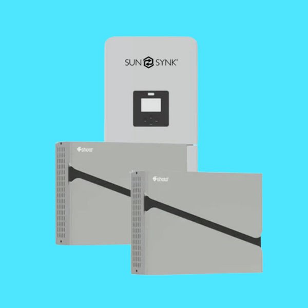 8KW Sunsynk Hybrid Inverter (SG05LP1 EU SM2) + 2x 5.12kWh Shoto HP10-BOX5 Pro Lithium Ion Battery Loadshedding Combo