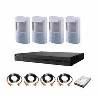 Spy / Nanny Camera system, includes 4 hidden PIR camera's with internet viewing