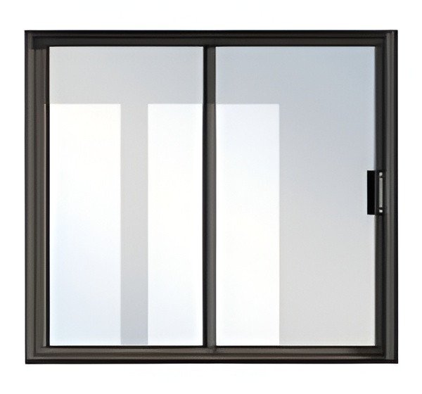 ALUMINIUM 2 PANEL SLIDING DOOR 2.4X2.1M (TLM240)
