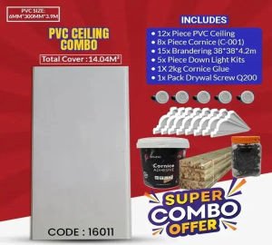 PVC Ceiling Combo | 14.04m² | 16011