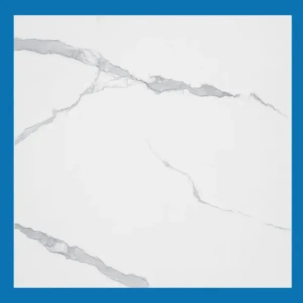 Carrara White Floor Tiles – Glossy Polished Porcelain – 600X600mm | A-Grade | 86006