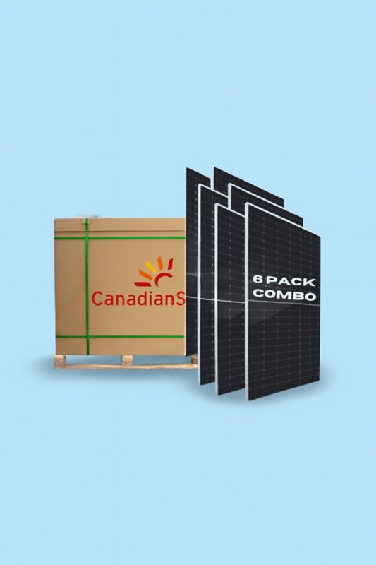 460W Canadian Mono PERC Solar Panels (6-Panel Combo)