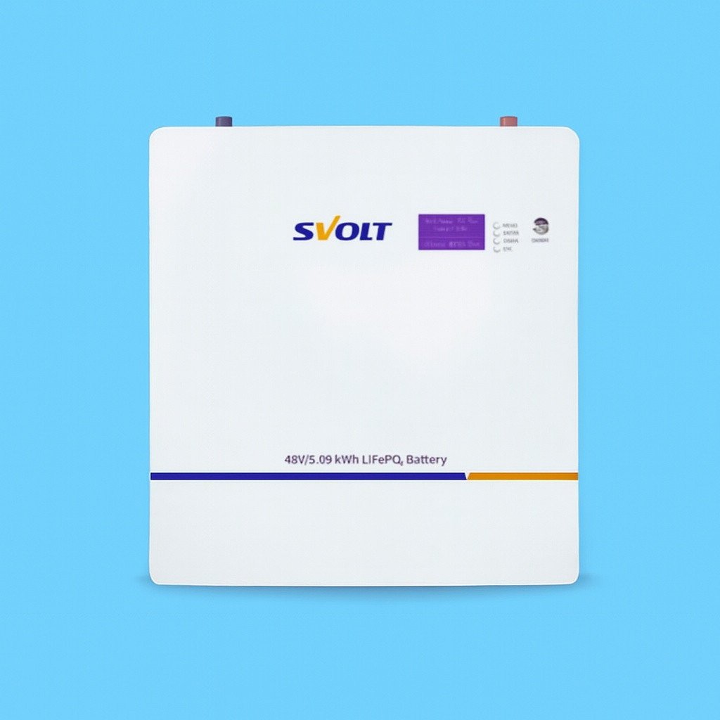 SVOLT 51.2V 5.43kWh 106AH Lithium-ion Battery (Square Wall-Mount) with BMS