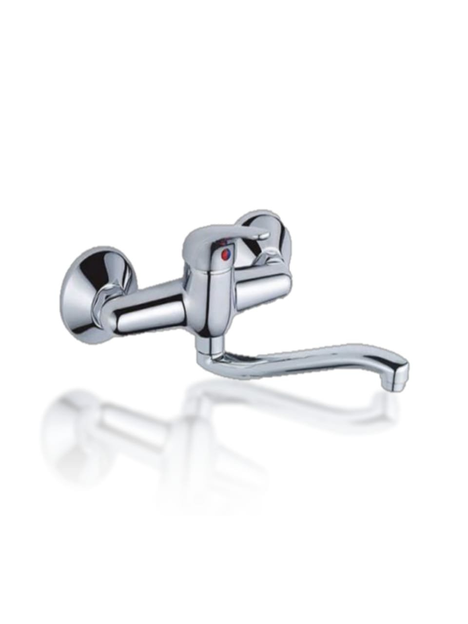 Sink Mixer Wall Type (Lever-Silver) (EZI-7)