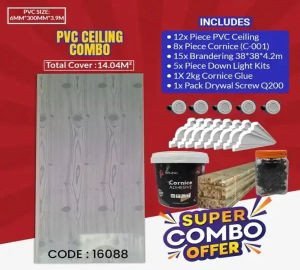 Pvc Ceiling Combo | 14.04M² | 16088