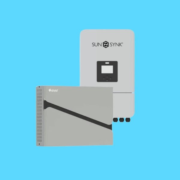 8KW Sunsynk Hybrid Inverter (SG05LP1 EU SM2) + 5.12kWh Shoto HP10-BOX5 Pro Lithium Ion Battery Loadshedding Combo