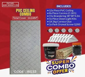 Pvc Ceiling Combo | 14.04M² | 16033